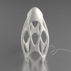 Lampada Design Synapse Lux color white glossy