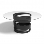 Tavolino Design in Adamantx® e Cristallo by Dario Martinelli