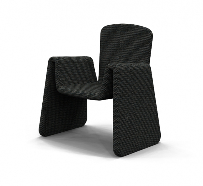 Amy Chair è realizzata in Adamantx® con Imbottitura.